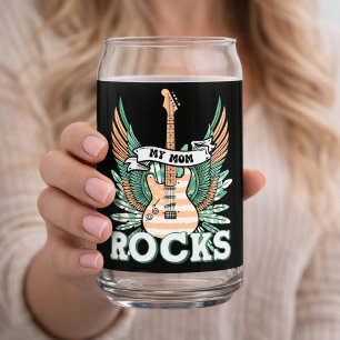 My Mum Rocks Rock Mother’s Day Unique Can Glass