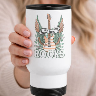 My Mum Rocks   Rock Mother’s Day Unique Travel Mug