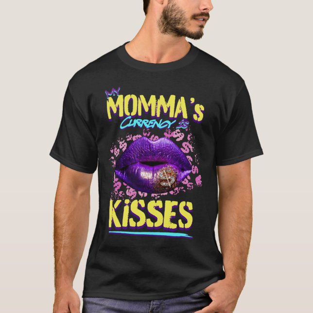 My Mum’s Currency is Kisses Mens T-Shirt (Front)