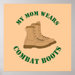 My Mum Wears Combat Boots - Poster