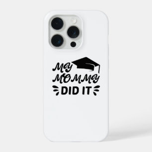 My Mummy Did It Graduation Pink Star Design iPhone 15 Pro Case