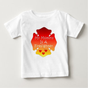 My Mummy Is A Firefighter Baby T-Shirt