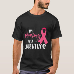 My Mummy is A Survivor Breast Cancer Awareness Mum T-Shirt