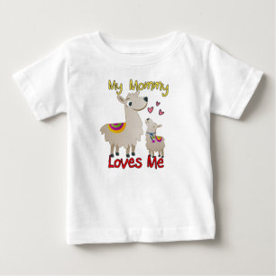 My Mummy Loves Me Llama Baby T-Shirt