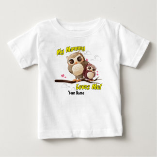 My Mummy Loves Me Owl Baby T-Shirt
