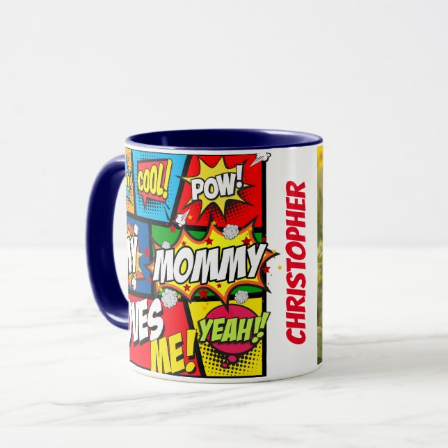 My Mummy Loves Me PHOTO Mug (Front Left)