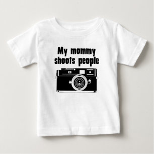 My Mummy Shoots People Baby T-Shirt
