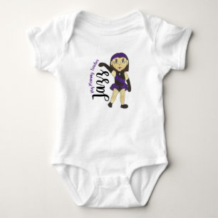 My Mummy Teaches Jazz Dance Teacher Studio Gift Baby Bodysuit