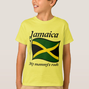 My mummy's roots jamaica kids t-shirts