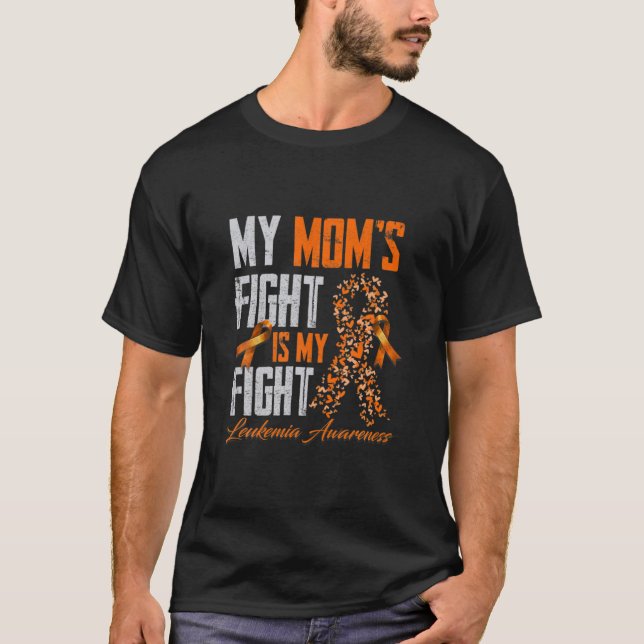 My Mum's Fight Is My Fight - Leukaemia Awareness G T-Shirt (Front)