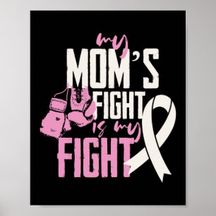 My Mum's Fight Is My Fight Lung Cancer Awareness Poster
