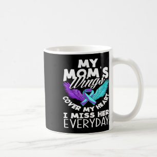 My Mum's Wings Cover My Heart Suicide Awareness Coffee Mug