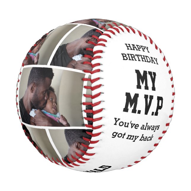 My MVP Personalised PHOTO Baseball (Angled)