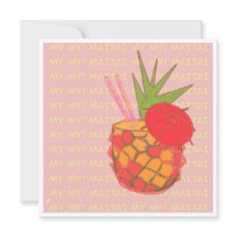 My My Mai Tai Note Card