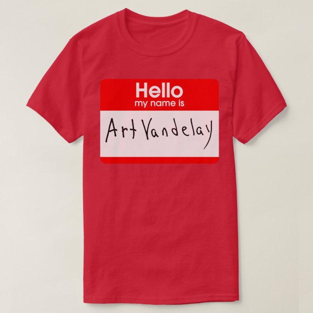 My name is Art Vandelay T-Shirt (Design Front)
