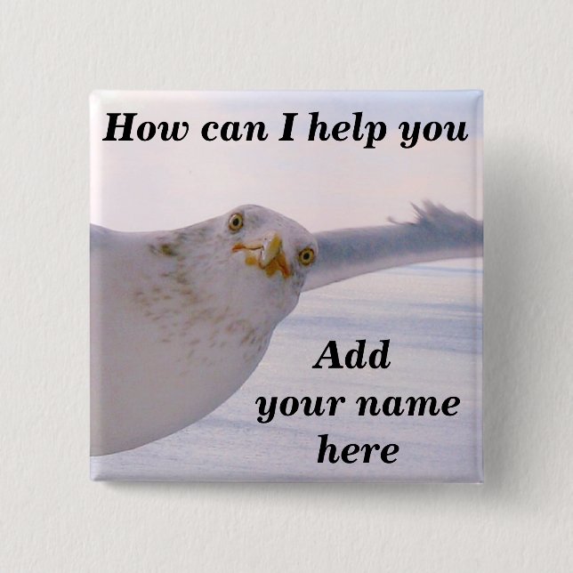 My name is_ Button (Front)