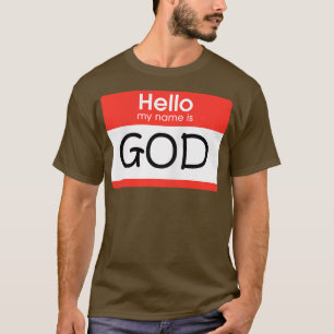 My Name Is GOD I Lit Graphic Design I Limited Offe T-Shirt