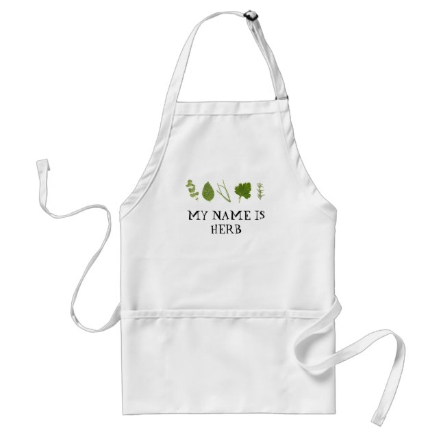 My name is HERB apron (Front)
