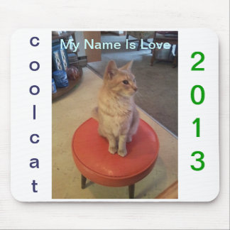 My Name Is Love Mouse Mat