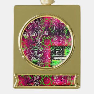 My Name Is Not Donna  Gold Plated Banner Ornament