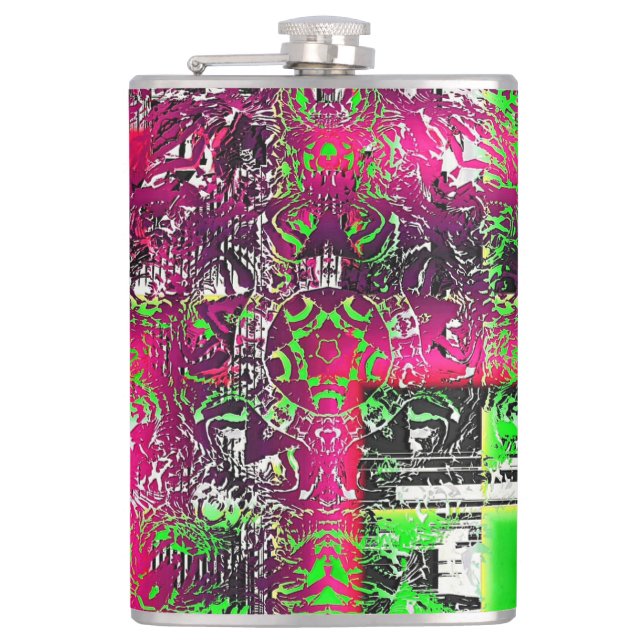 My Name Is Not Donna  Hip Flask (Front)