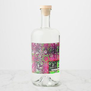 My Name Is Not Donna  Liquor Bottle Label