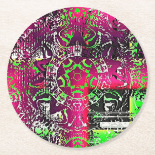 My Name Is Not Donna Round Paper Coaster