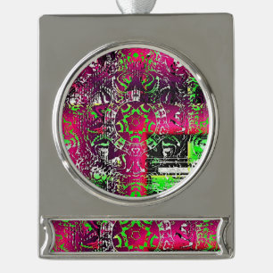 My Name Is Not Donna  Silver Plated Banner Ornament