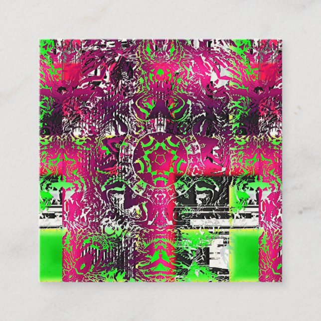 My Name Is Not Donna  Square Business Card (Front)