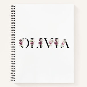 My name is Olivia. My name is Olivia. Notebook