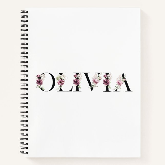 My name is Olivia. My name is Olivia. Notebook (Front)