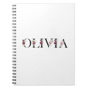 My name is Olivia. My name is Olivia. Notebook
