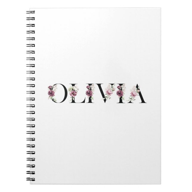 My name is Olivia. My name is Olivia. Notebook (Front)
