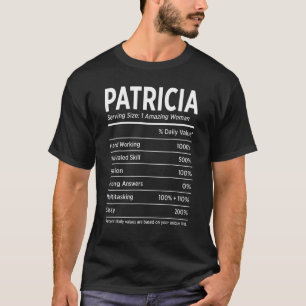 My Name Is Patricia Name Tag T-Shirt