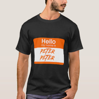 My Name Is Peter Peter Pumpkin Eater Funny Hallowe T-Shirt