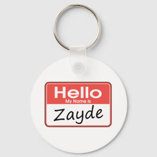 My Name is Zayde Key Ring