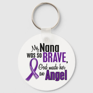 My Nana Is An Angel Pancreatic Cancer Key Ring