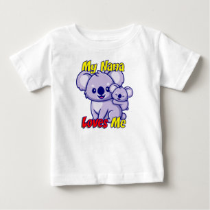 My Nana Loves Me Koala Baby T-Shirt