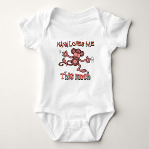 My nana loves me this much baby bodysuit