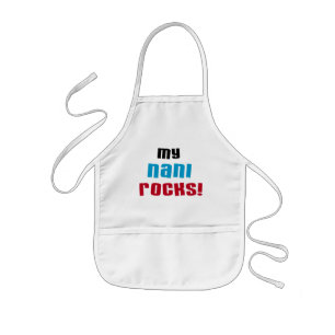 My Nani Rocks T-shirts and Gifts Kids Apron