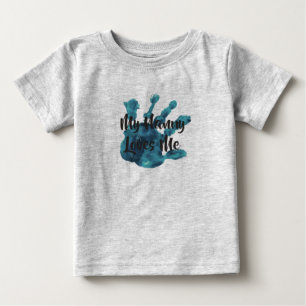 my nanny loves me8 baby T-Shirt