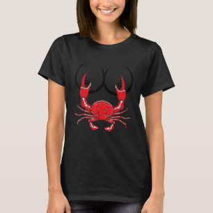 My Naughty Seafood Bad Crab Chest Pincher   Fisher T-Shirt