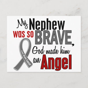 My Nephew Is An Angel 1 Brain Cancer Postcard