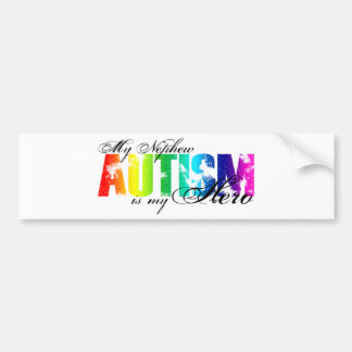 My Nephew My Hero  - Autism Bumper Sticker