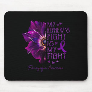 My Nephew's Fight Is My Fight Anemone Fibromyalgia Mouse Mat