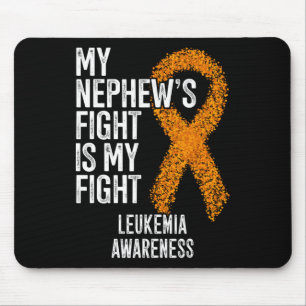 My Nephew's Fight Is My Fight Leukaemia Awareness Mouse Mat