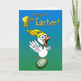 My nephew's first Easter. Holiday Card