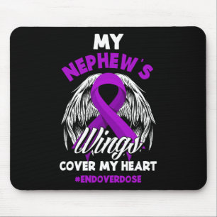 My Nephew's Wings Cover My Heart End Overdose Mouse Mat