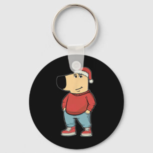 My New Character Is A Chill-guy Meme Funny Christm Key Ring