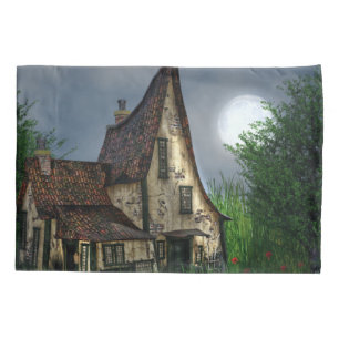 My New House at Night Pillowcase